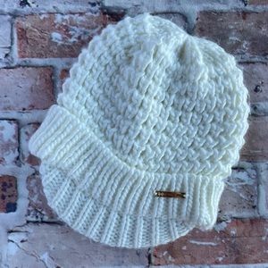 Women’s Michael Kors White Winter Hat